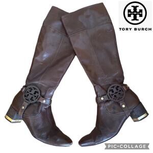 Tory Burch riding boots brown size 7